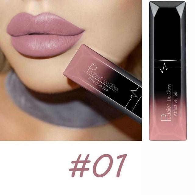 Nude Matte Waterproof Glossy Lipstick